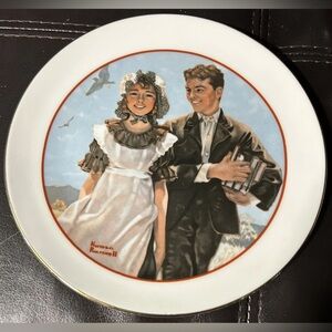 Vintage Norman Rockwell “Young Love” Series 1982 6.5”Plate CW Collection